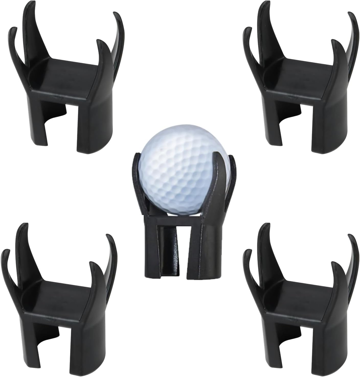 BSYFOP 5Pcs Golf Ball Retriever, Golf Ball Grabber Putter Suction Cup