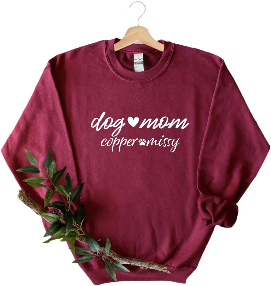 Custom Dog Name Sweatshirt, Personalized Dog Sweatshirt, Sweater for Women and Men Multicolor