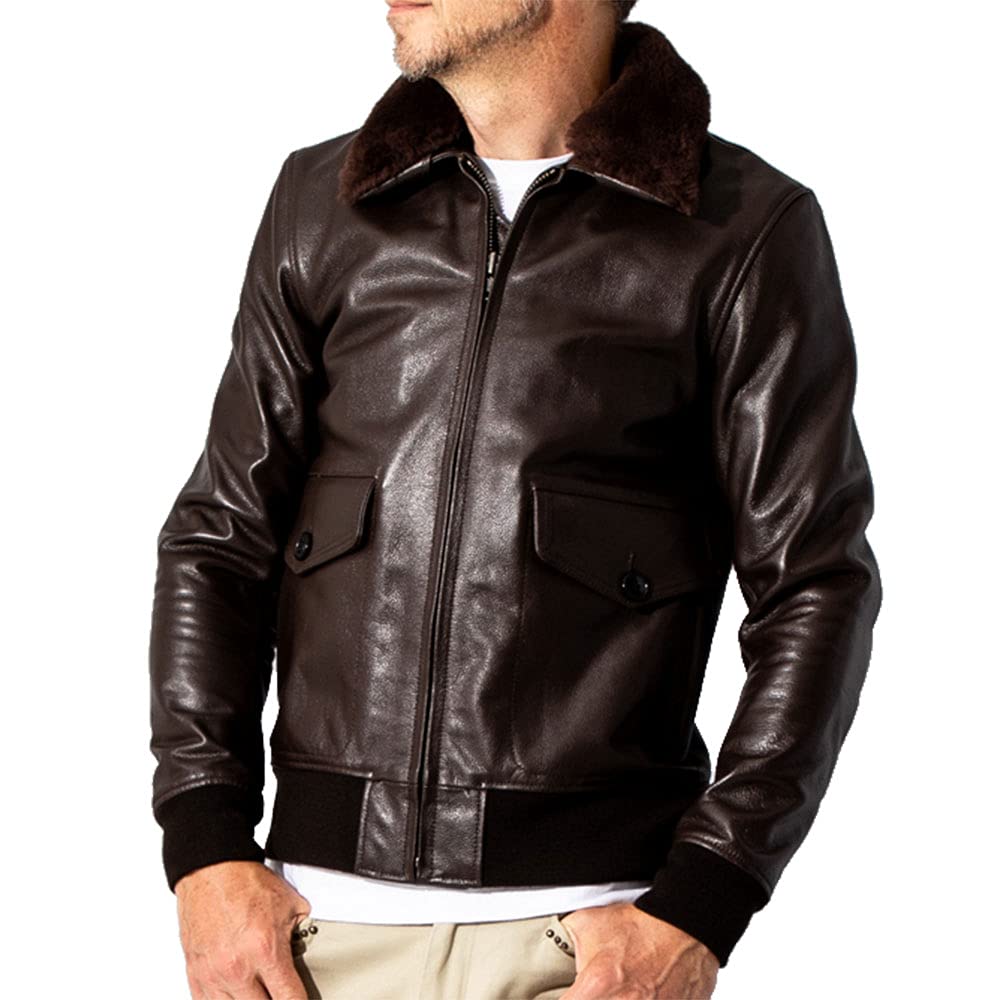 Amazon | [Liugoo Leathers] [リューグーレザーズ] 本革 G-1
