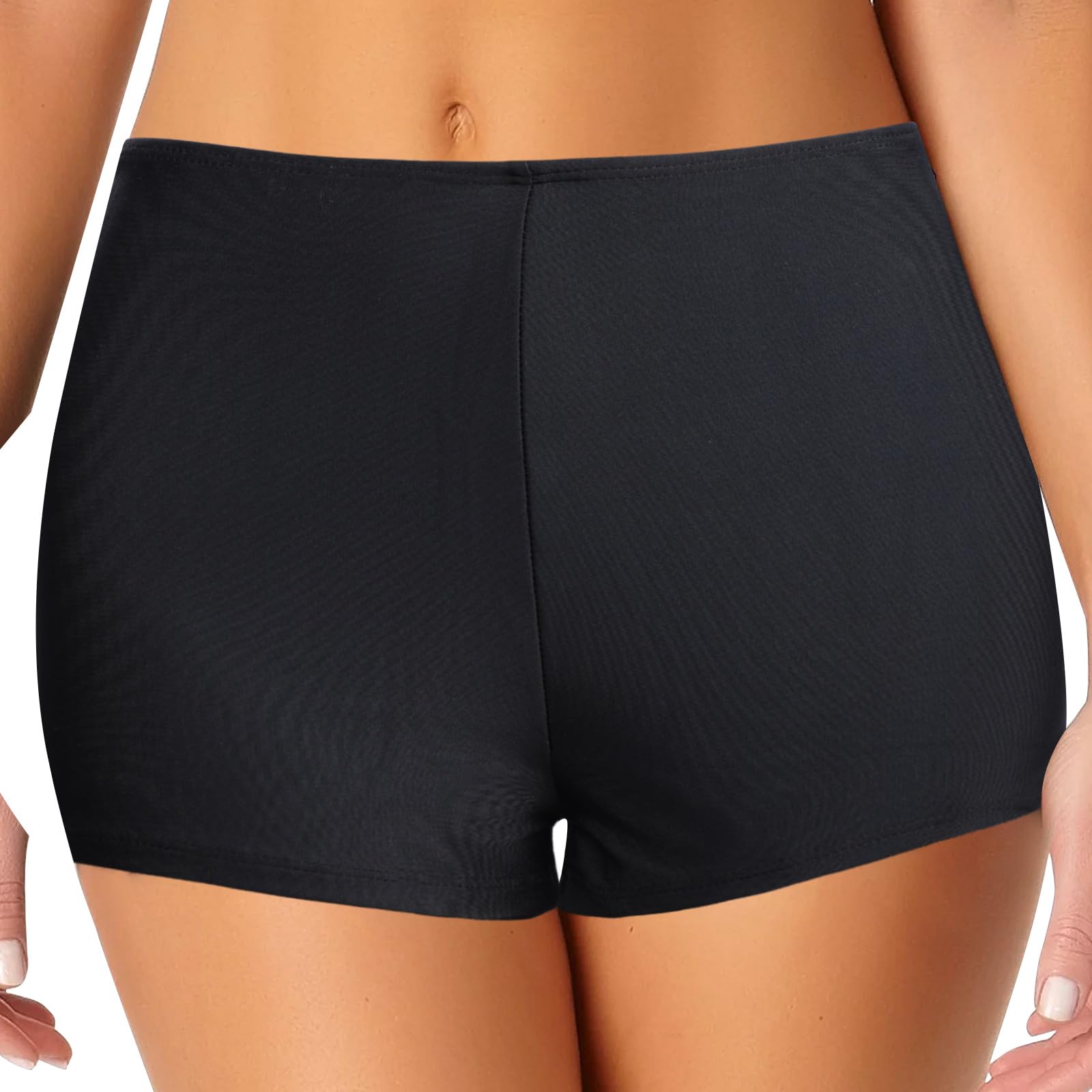 Lancry Short de bain pour femme - Noir - Short de bain - Short de bain