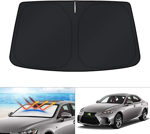 Miniatura 101 de KUST Parasol para parabrisas para BMW X5 2014 2015 2016 2017 2018, accesorios de ajuste personalizado, protector de visera solar plegable, bloquea