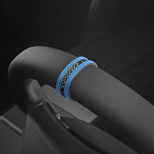 Miniatura 5 de BETTERHUMZ Tira de marcador central para volante de automóvil, para Tesla Model 3 Highland 2024 Modelo Y X S, accesorios de ajuste de automóvil