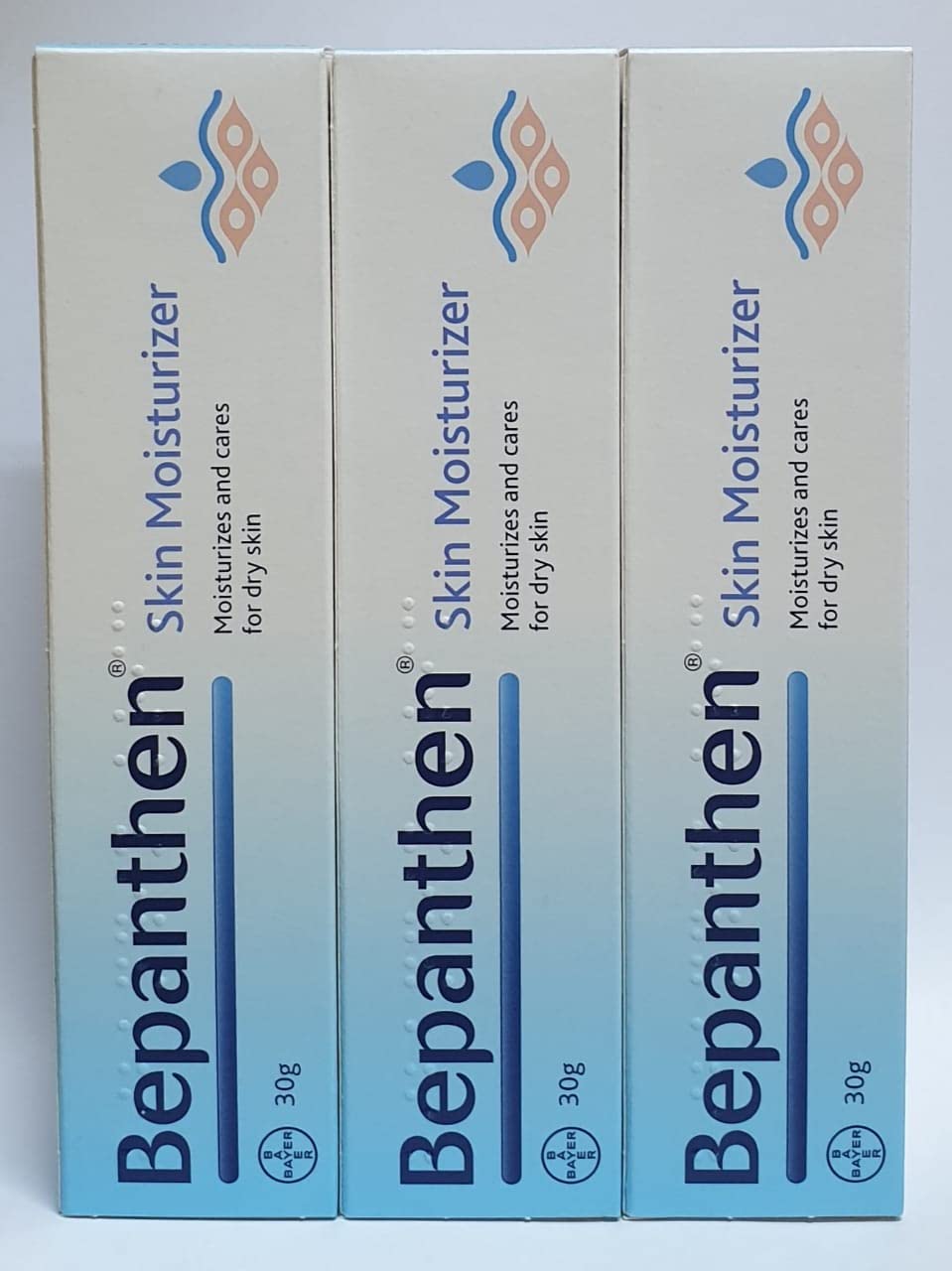 3 Packs of Bepanthen Skin Moisturizer Cream 30 g (Total of