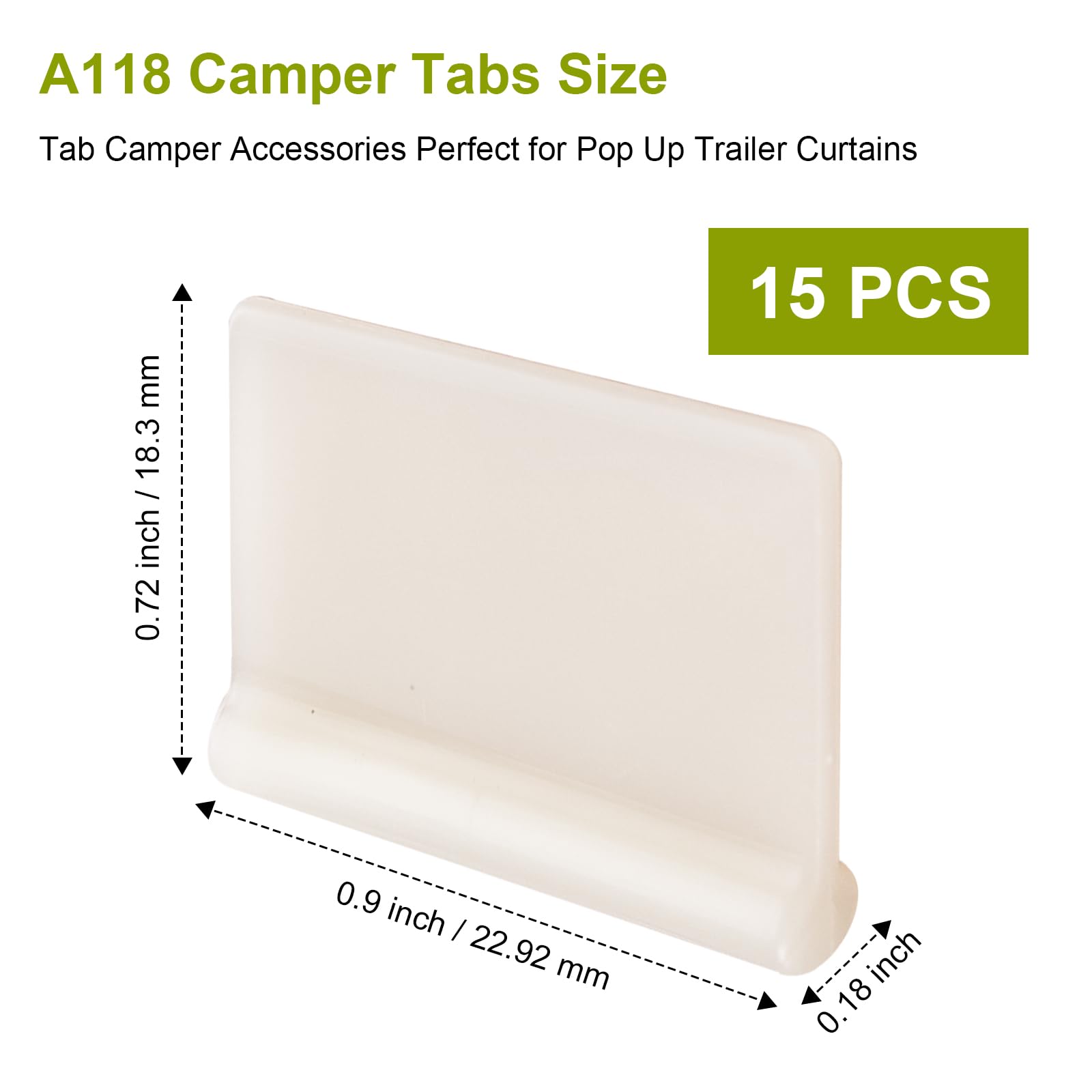 Snapklik.com : A118 RV Curtain Tabs For Pop Up Camper Curtains Replacement,  Pop Up Camper Curtain Tabs Sew-In Curtain Tabs Universal Fit,Camper Curtain  Clips For Slide Tracks A206,A206w, A207, RV Curtain Parts, image size:1600x1600