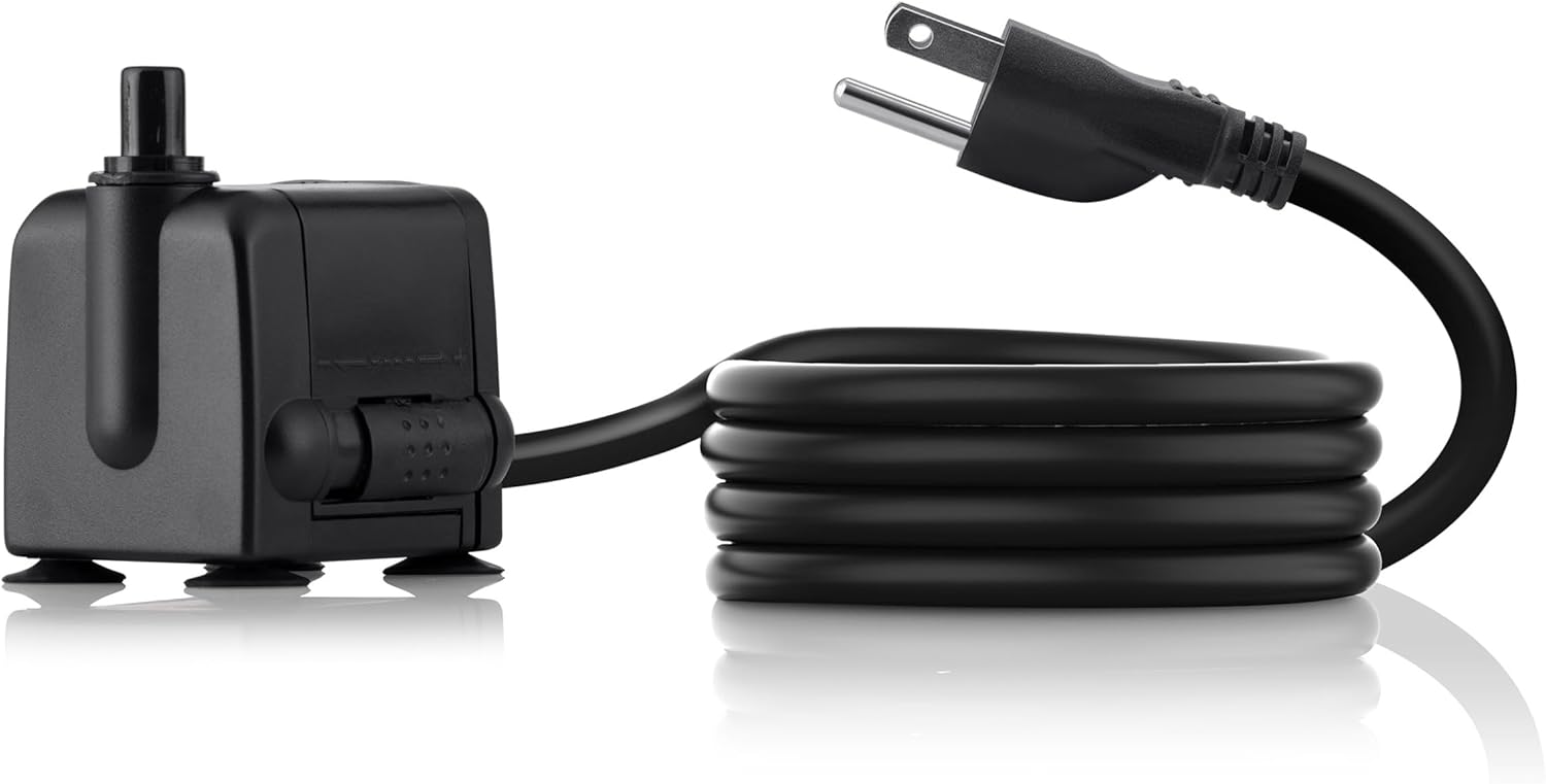 Alpine Corporation Outdoor Decor Power Head Pump 120 GPH para grandes fuentes, estanques y bebederos para pájaros