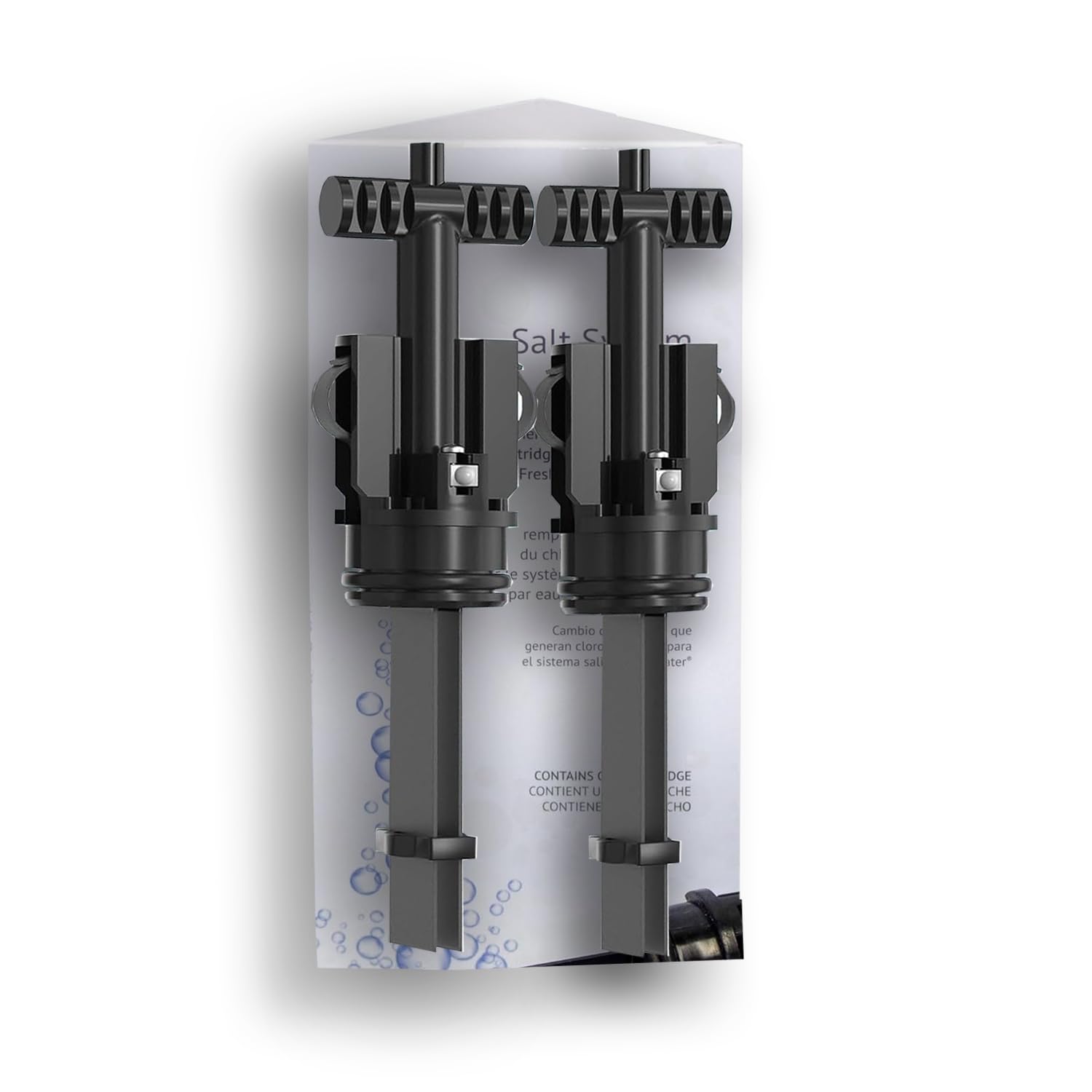 Salt System Cartridge-Water Treatment Replacement for Spas & Hot Tubs-Easy Maintenance-Long-Lasting Water Treatment Keeps Water Fresh & Clear(2Pack)﻿