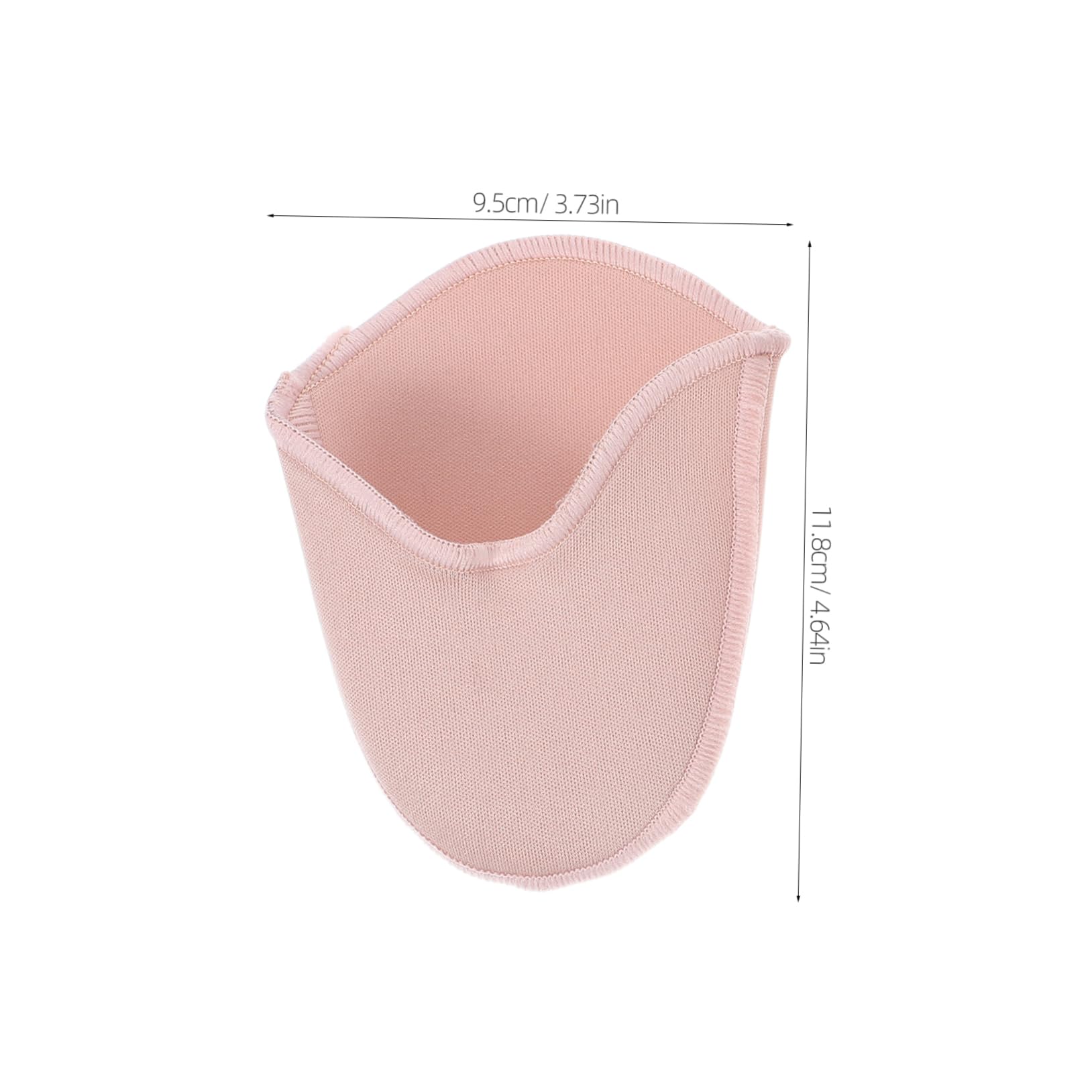 SMASOLO 1Pair Ballet Toe Protector Caps for Women Elastic Dance Half Socks Forefoot Guard Foot Gloves High Flexibility for Ballet Gymnastics Latin and