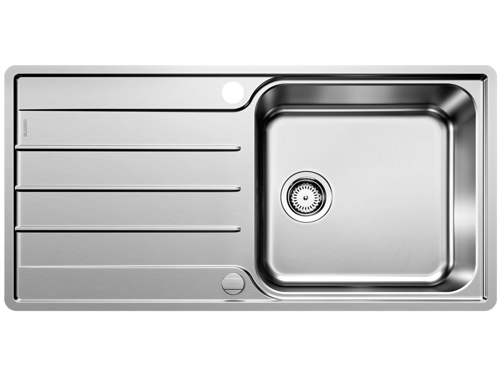 BLANCO LEMIS XL 6 S-IF Edelstahl Spüle 100x50x21,4 cm Einbau von Oben Flächenbündig reversibel 60 cm