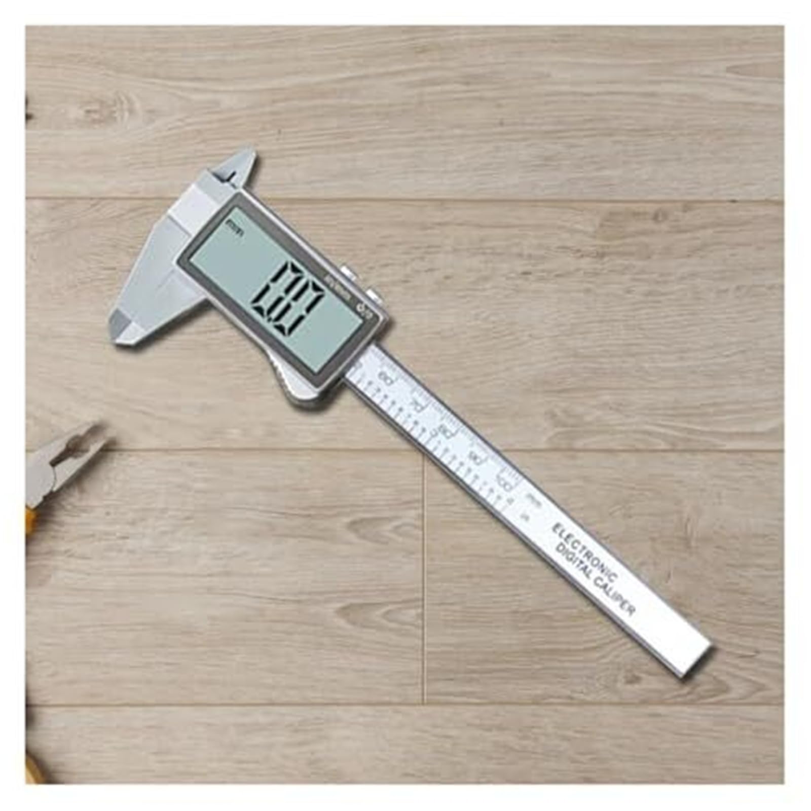 Elektronischer Messschieber, digitales Mikrometer-Messgerät for Zuhause, Industrie, Schmuck (Silber, 100 mm)(Silver 150mm)
