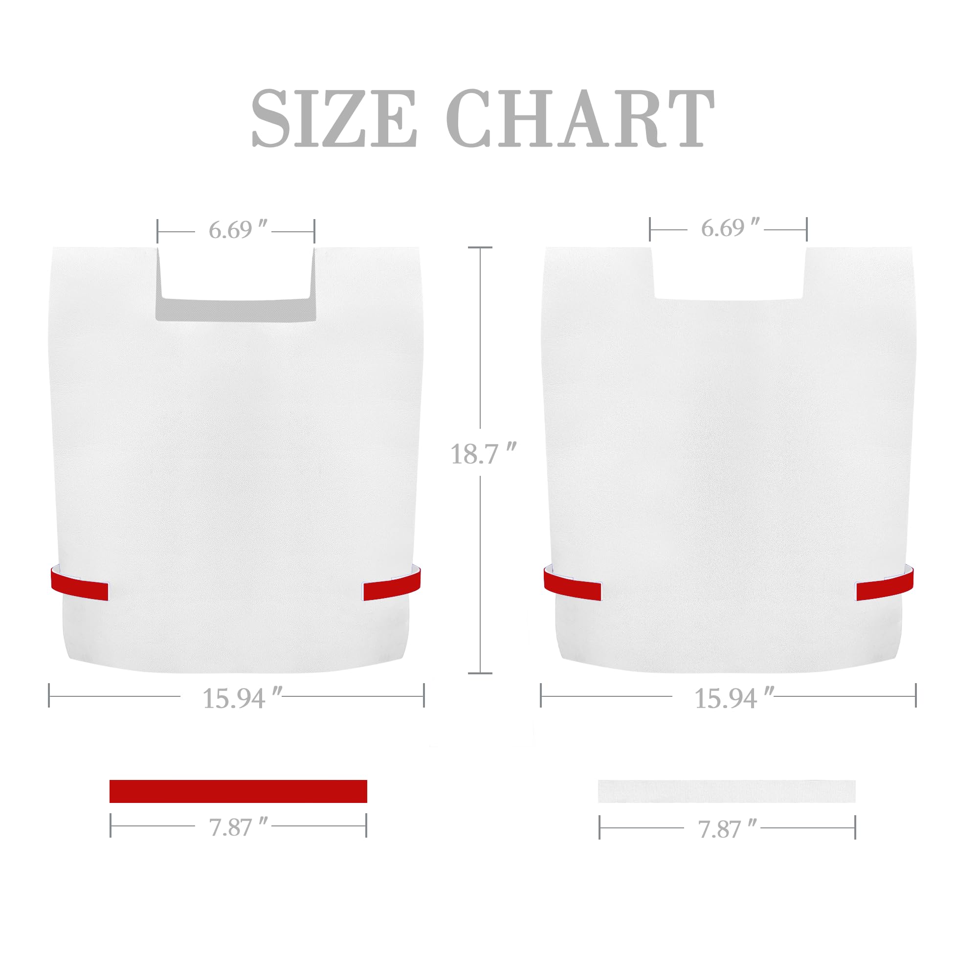 Gel Foam Blaster Vest 2 Pack, Water Gun Vest, Water Balloons Vest, Change Colors, Self-Recovery, Reusable, Splash Color Tactical Vest for Outdoor Games Water Activities(RED)