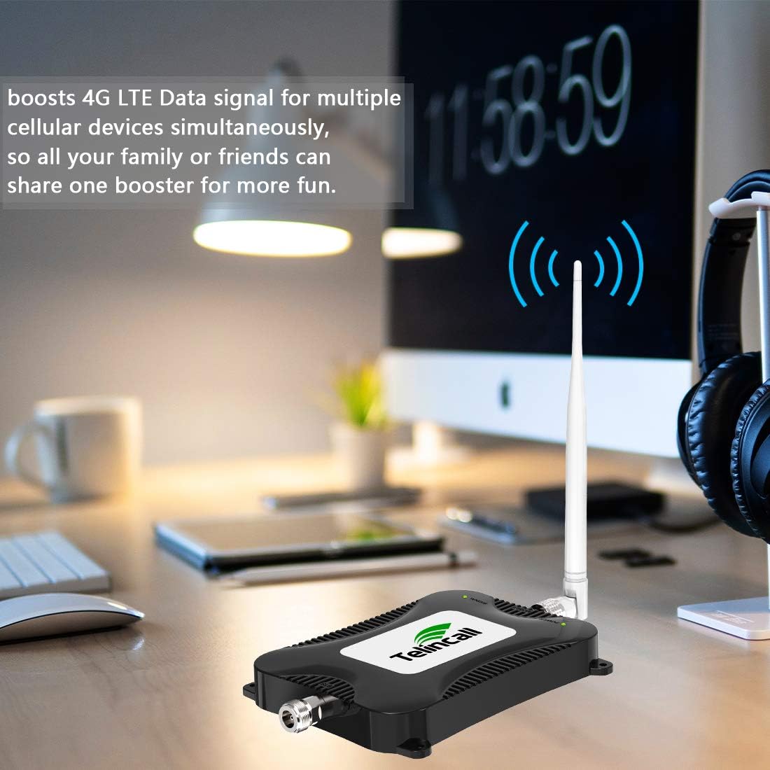 Super Cheap 🛒 Verizon LTE Cell Phone Booster for AT&T T-Mobile US Cellular 3G/4G/5G CDMA 700/850/1900MHz PCS N2/N5 Band 13/2/5/25 Enhances Your Cellular Data and Voice in Home Up to 3,000 Sq. Ft