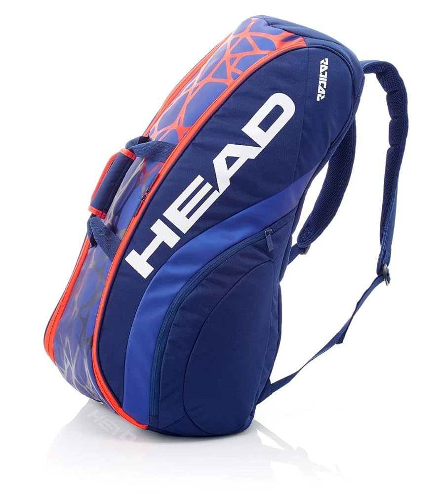 HEAD - 【美品】ヘッド『ESスーパーコンビ9R』テニスラケットバッグ／リュック／ブルー HEAD - 【美品】ヘッド『ESスーパーコンビ9R』テニスラケット