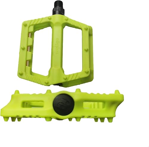 Miniatura 5 de Wellgo - Pedales de bicicleta de montaña de 916 pulgadas, de plástico antideslizante, pedales 2DU para bicicleta híbrida MTB, bicicleta plegable