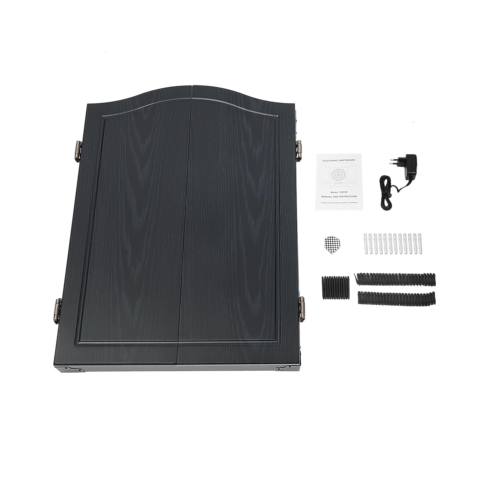 Cible de fléchettes électronique avec 4 indicateurs LED, 12 fléchettes, 88 têtes - Machine à fléchettes 27 catégories, 243 sous-catégories - Jeu de fléchettes
