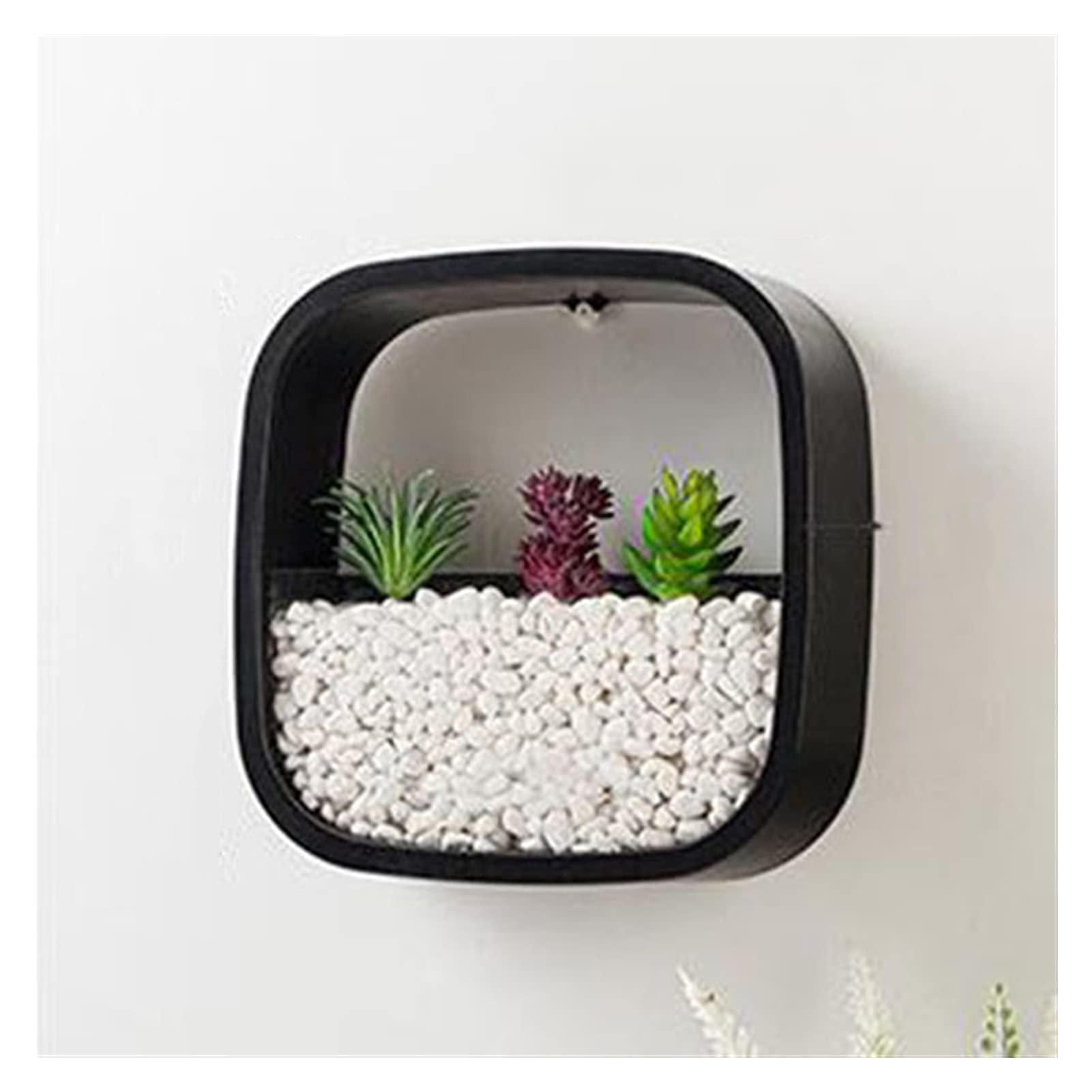 Jardiniere balcon Vase murale Moderne Art Moderne Vase suspendu Planteurs Fleurs Pot de fleur Panier plant for la chambre extérieure intérieure Décoration de salon Pot suspendu plante interieur ( Colo