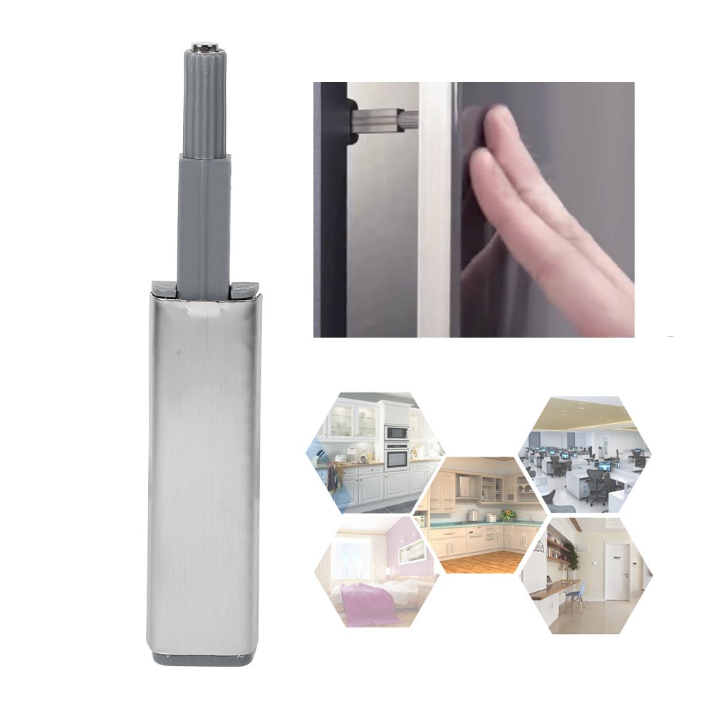 Huairdum Open Door Damper System, Stainless Steel Case Cabinet Door Drawer Hinge Push To Open System Damper Buffer Catch (#2)