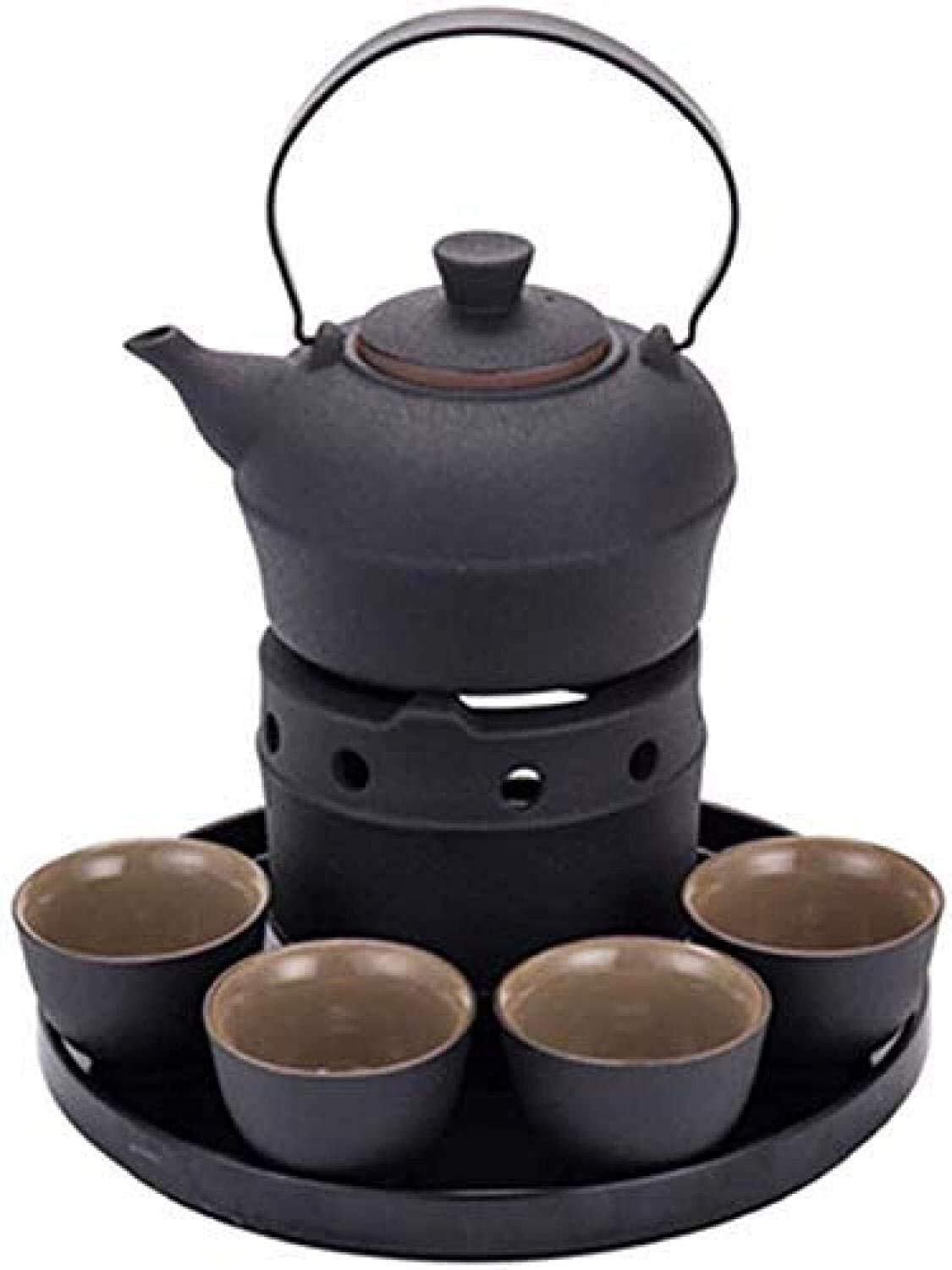 Buy WJJ Sake Set with Warmer Japanese Style Sake Set With Warmer