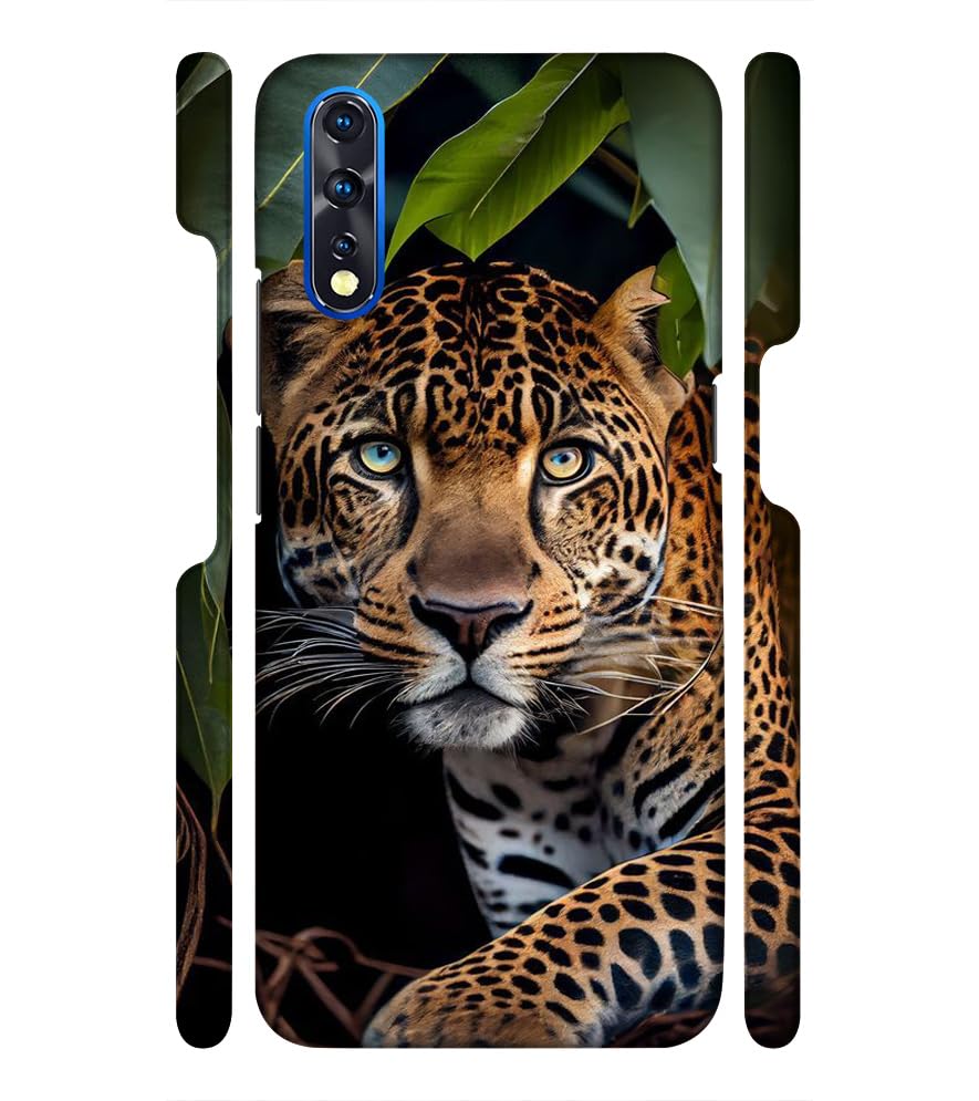 The Rocket Designer Cheetah Printed Hard Back case Cover for Vivo S1 / vivo s1