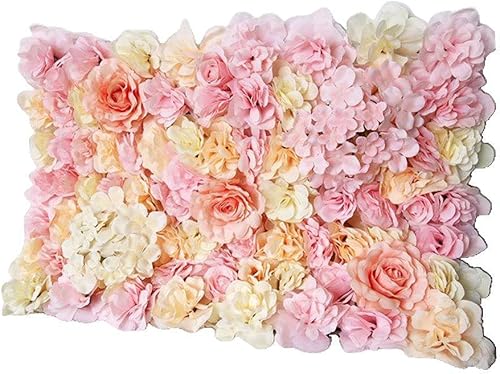 Miniatura 7 de SM SunniMix Conjunto De Paneles De Flores 3D Flor Artificial - Champagne