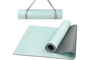 6mm Thick Yoga Mat: Non-Slip Exercise & Fitness Essential