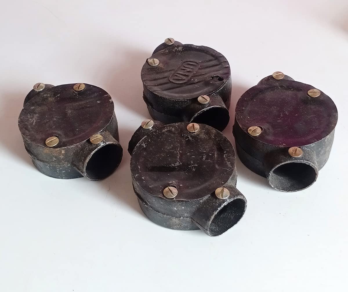 2 Way Junction Box (4 Pcs) (32 x 25mm) (Iron)-image-45