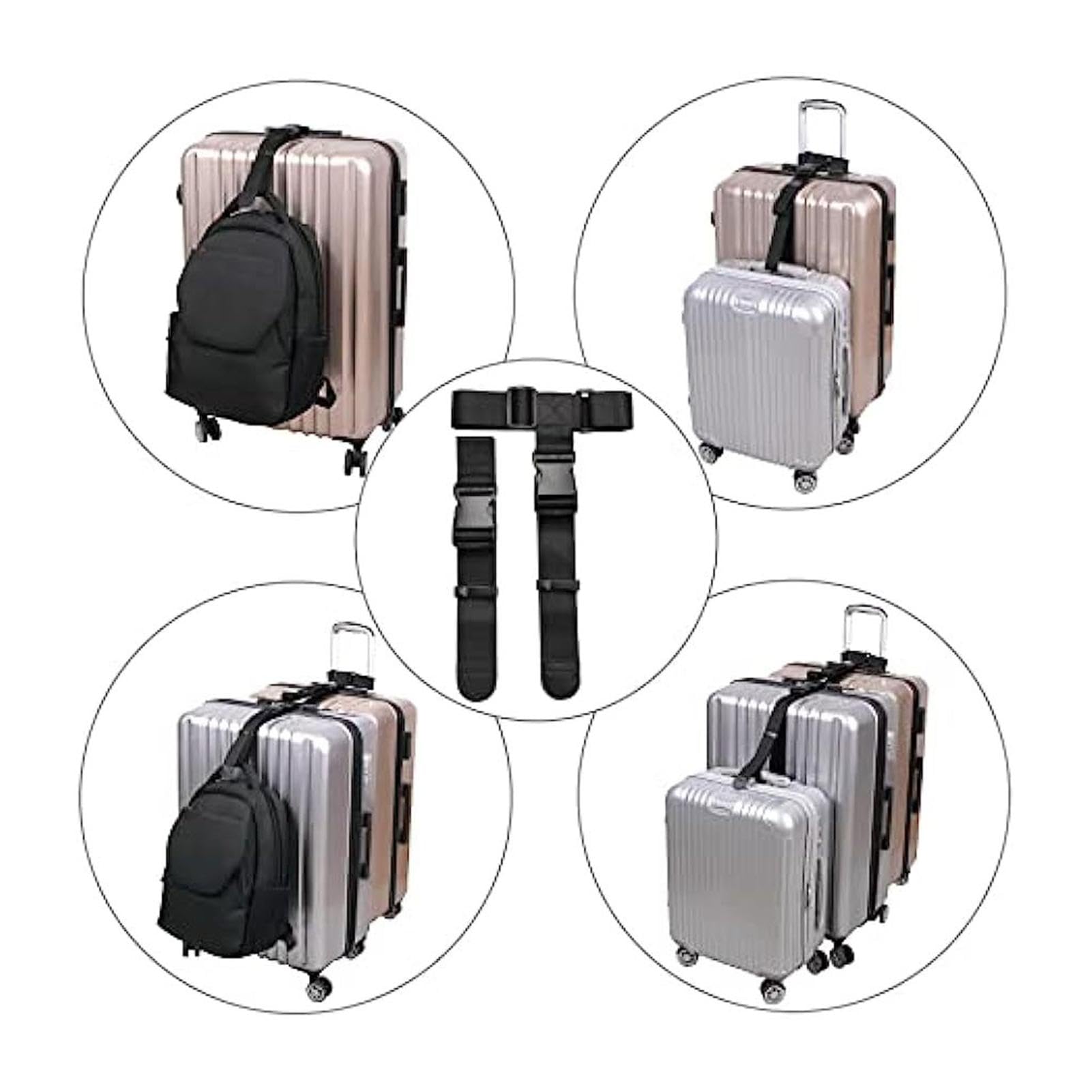 Amazon.co.jp: ラゲッジコネクタストラップ - 高耐久ナイロン