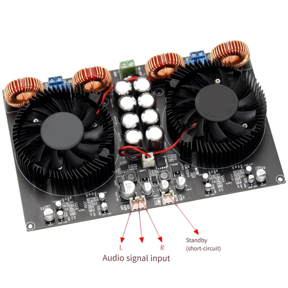 Carte amplificateur Pont PBTL 600W 4Ω Noir