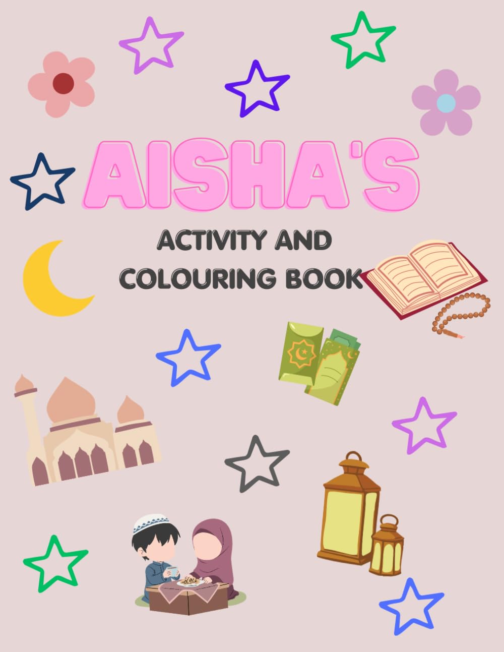 Aisha's Activity and Colouring Book