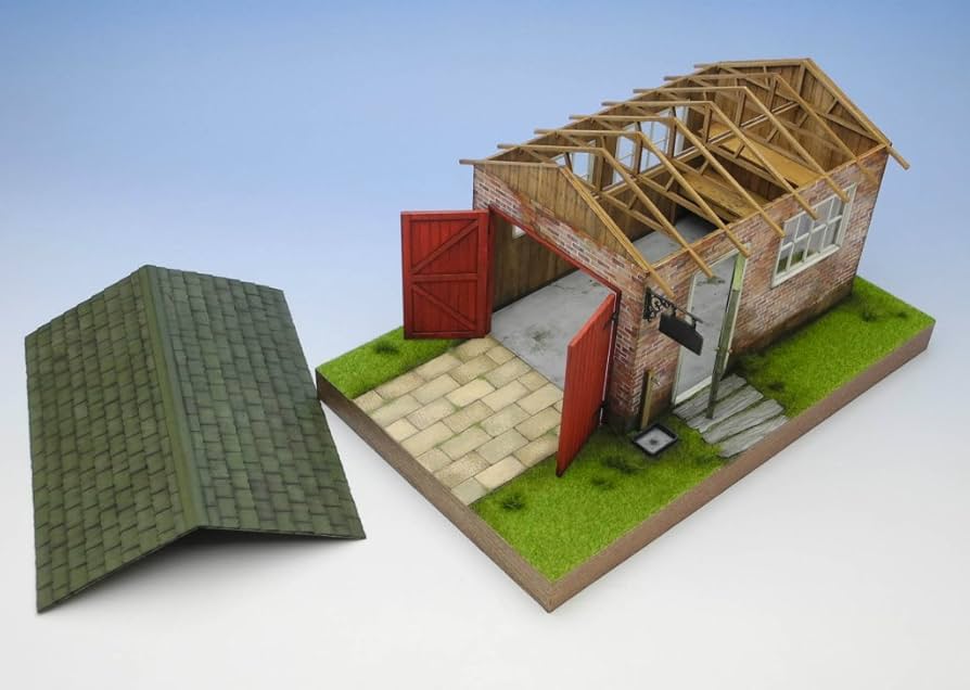 【新品未開封】コバアニ模型工房 1/24 カントリーガレージ テーブル　セット Amazon | Cobaanii mokei工房 コバアニ模型工房 1/24 スウィート