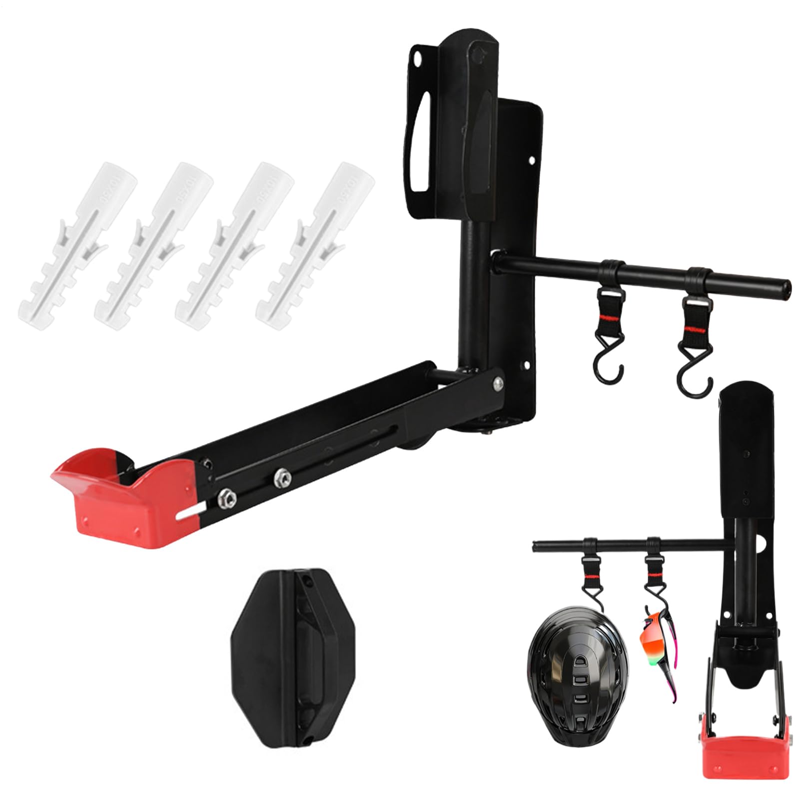 Supporto Per Bicicletta Da Parete Supporto Per Bicicletta Ad Alta | Supporto Per Bicicletta Da Parete Pieghevole Per Ciclismo Riparazione Casa Sport Corsa In Bici