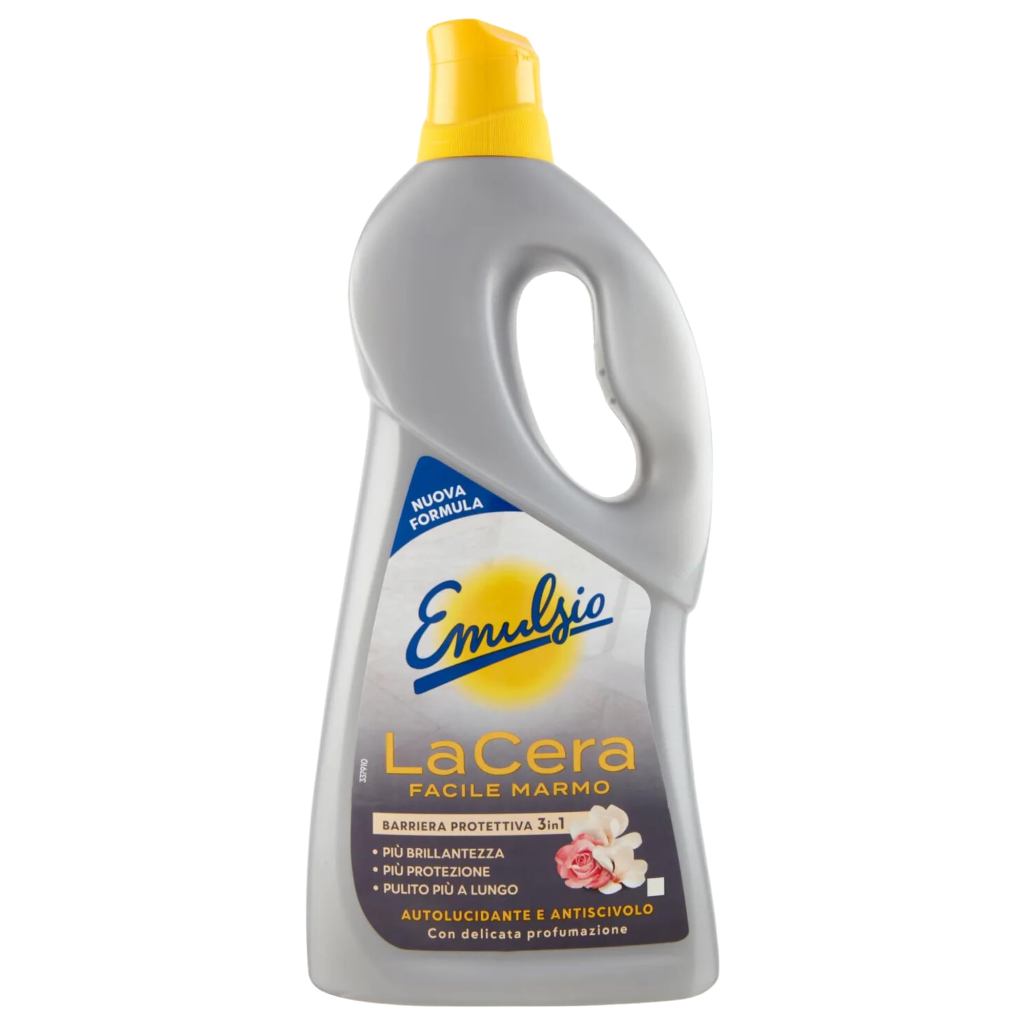 Emulsio La Cera Facile Marmo Autolucidante per Pavimenti Formula Professionale Barriera 3in1 Protezione Brillantezza e Pulizia 725ml