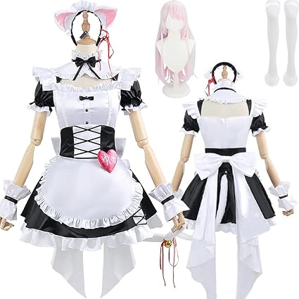 にじさんじ 椎名唯華コスプレ メイド服 女性 Lサイズ