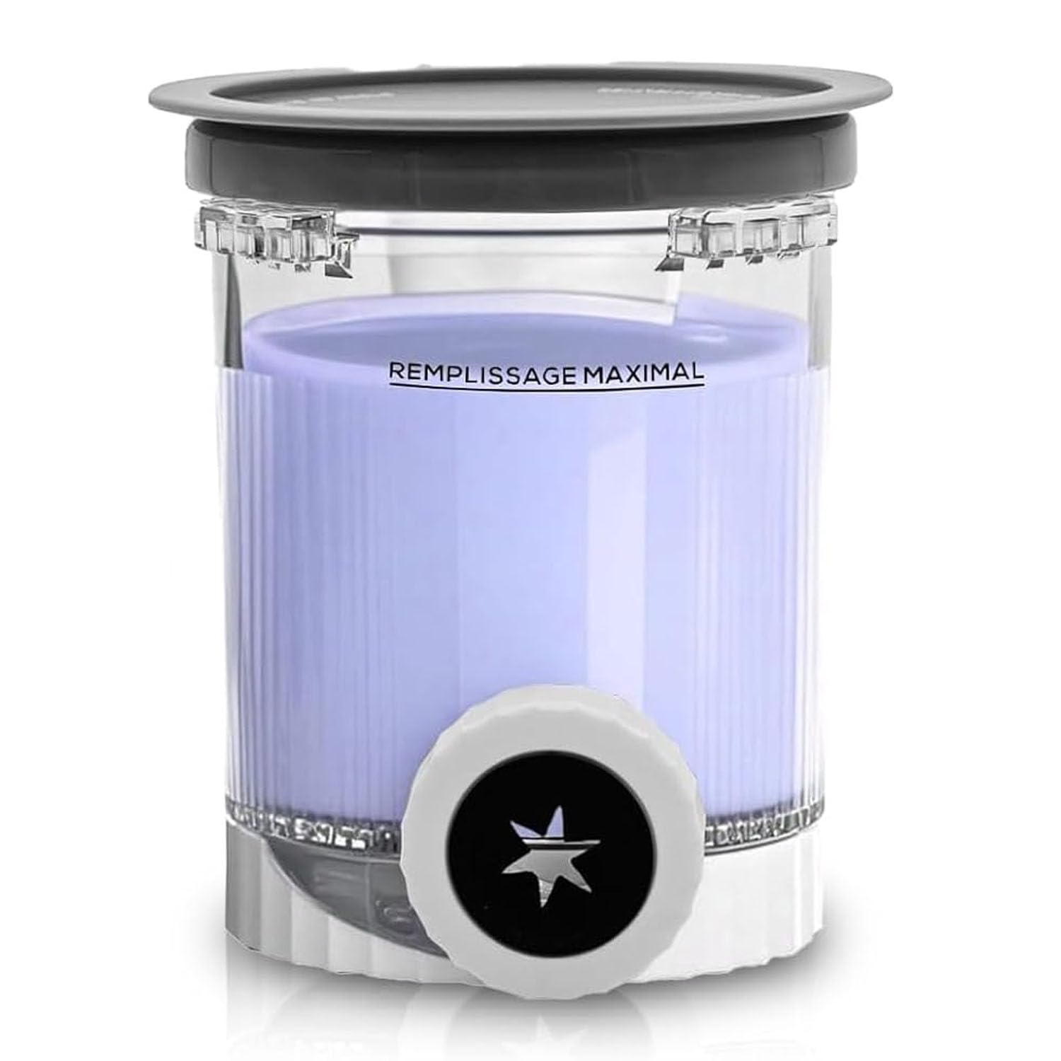HAIWILL Ersatz für Ninja Creami Swirl Behälter NC701EU 480ML BPA-Frei und Spülmaschinenfest Becher kompatibel mit Ninja Swirl Eismaschine Behälter, für NC701EU Eismaschine Zubehör, Grau