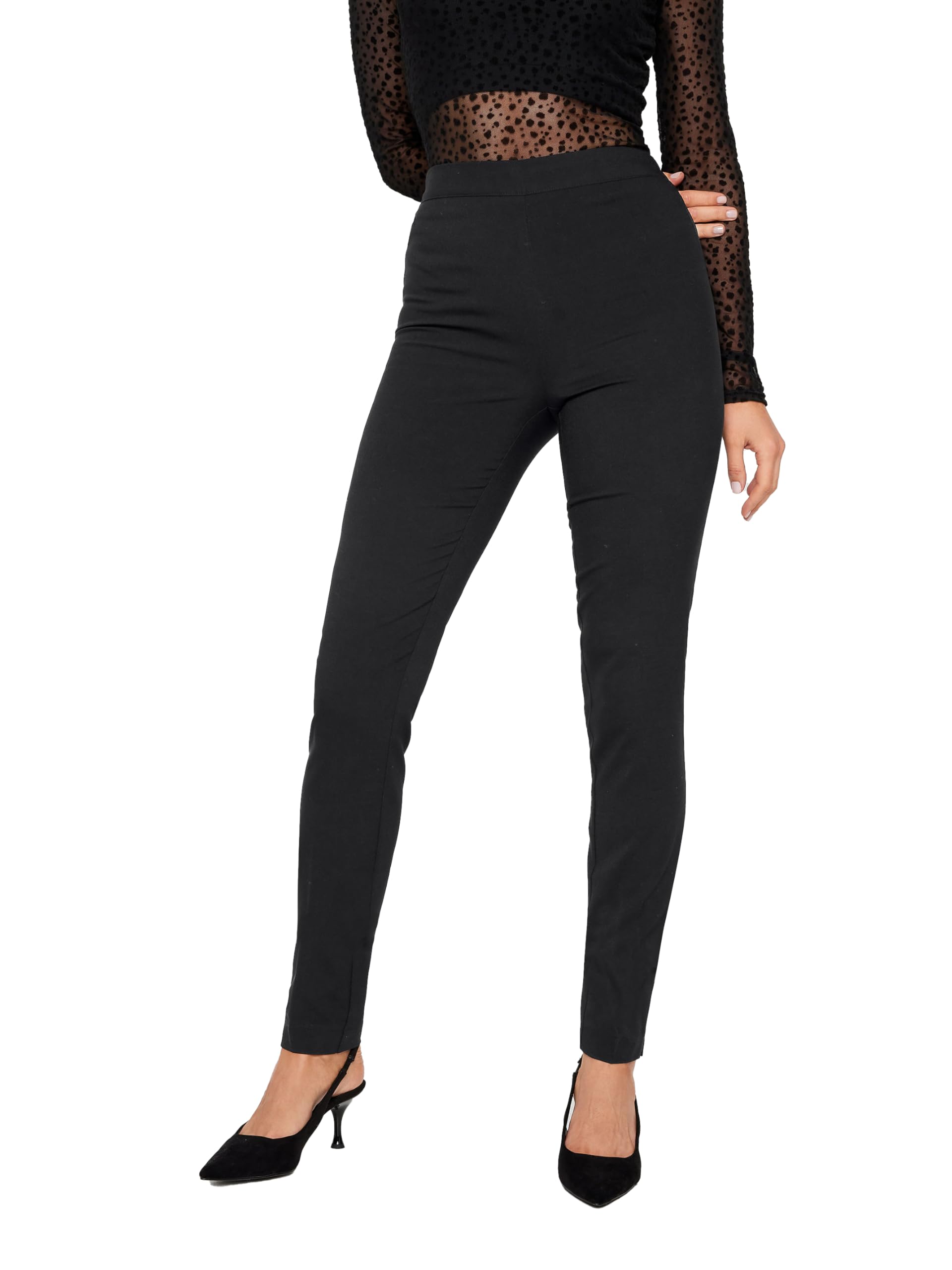 Long Tall Sally Women's Black - Lts Tall Skinny Trousers 20 Long
