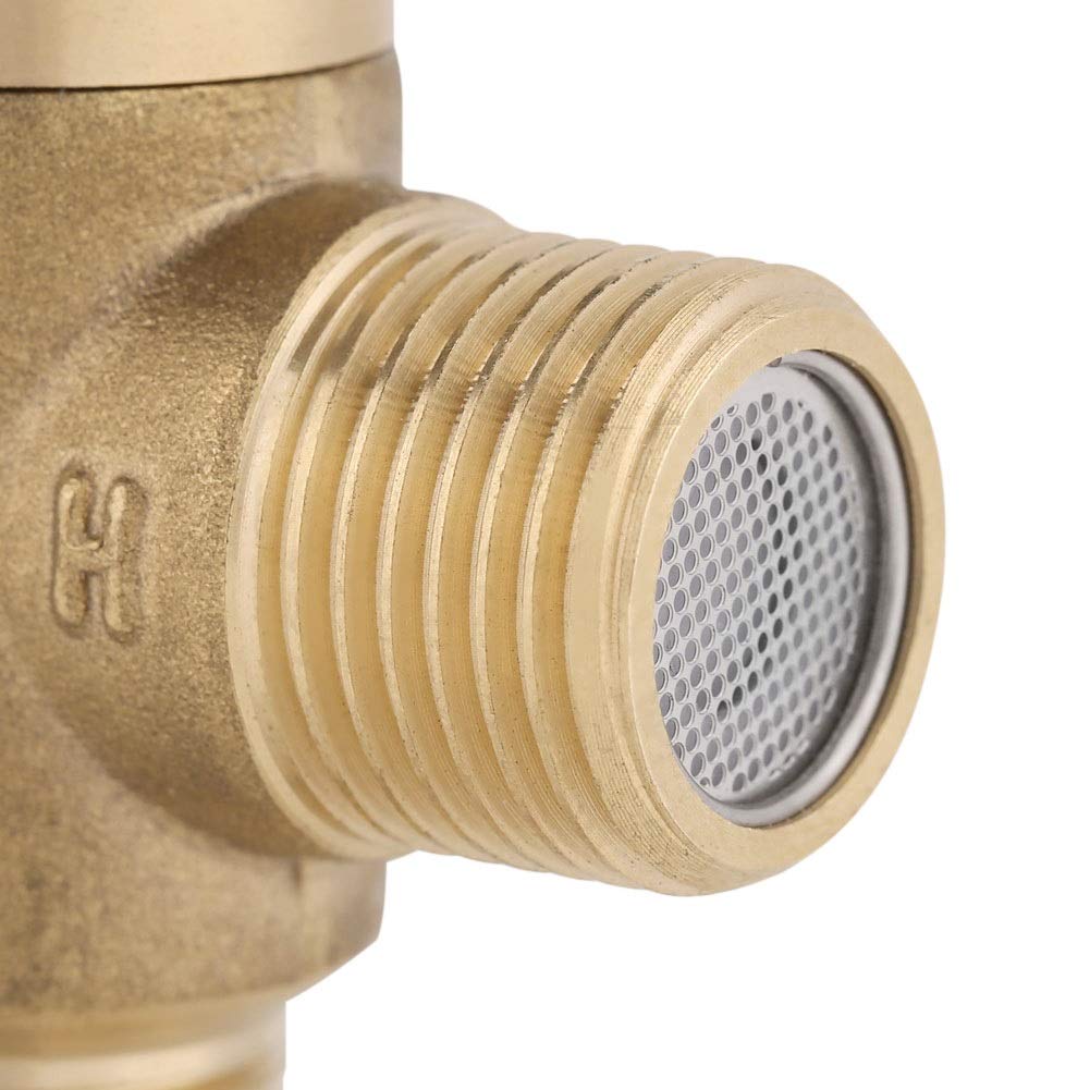 Nikou limiteur de temperature chauffe eau, Mitigeur thermostatique Mitigeur en laiton Mitigeur Température de l'eau Tuyau Contrôle du thermostat du bassin