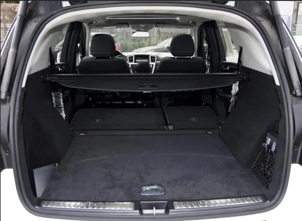Vasca Custodia Per Baule Per Benz GL 2008-2012 Copertura Completa Tappetini Bagagliaio Di Un'auto Personalizzati Interni Carico Vassoio Fodere Protector Pad(Black Red,2012)