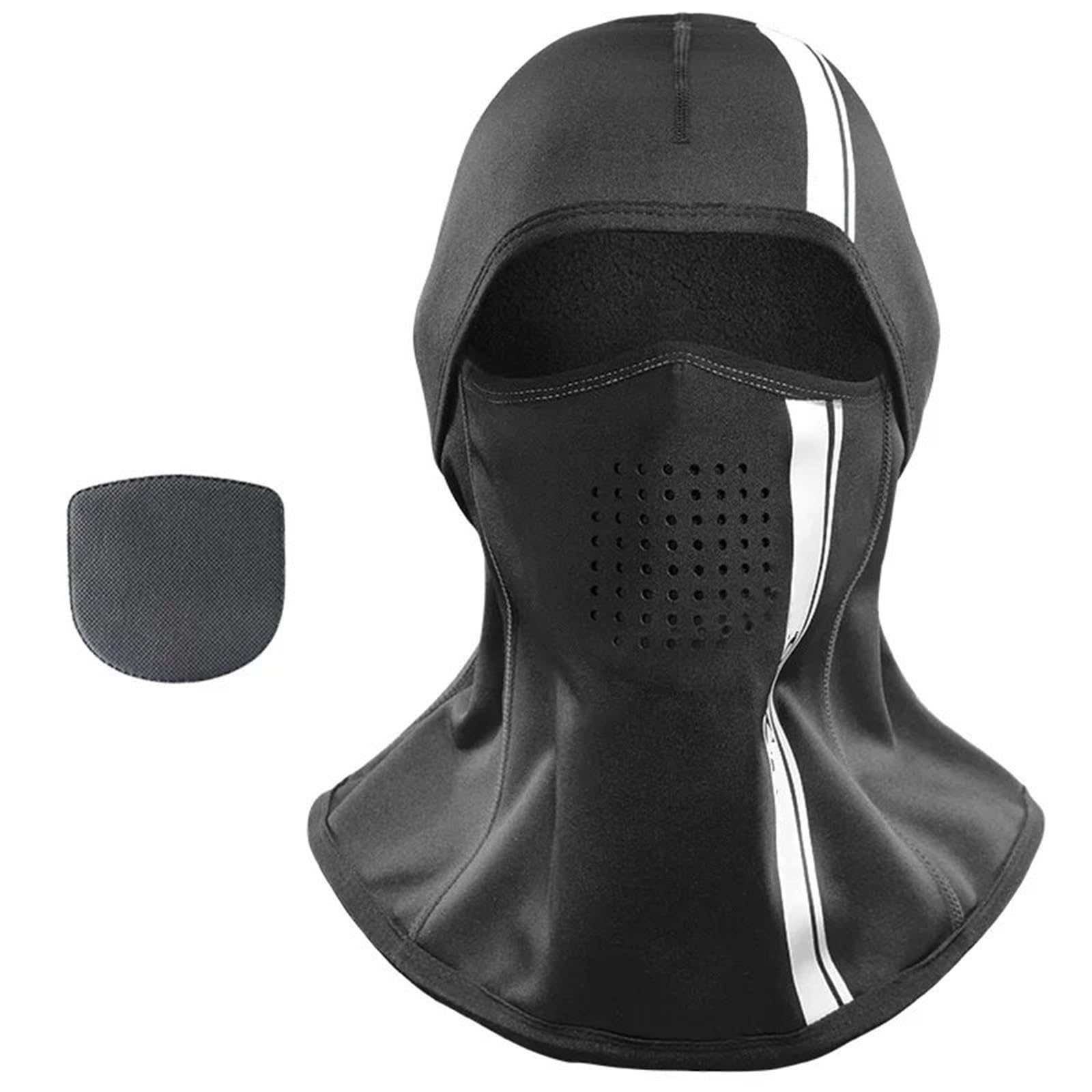 Maske Winter-Thermo-Fleece-Skimaske, Vollgesichtsabdeckung, Snowboard-Kapuze, Schals, Outdoor-Sport, Winddicht, Radfahren, Kopfbedeckung Winddicht Gesichtshaube