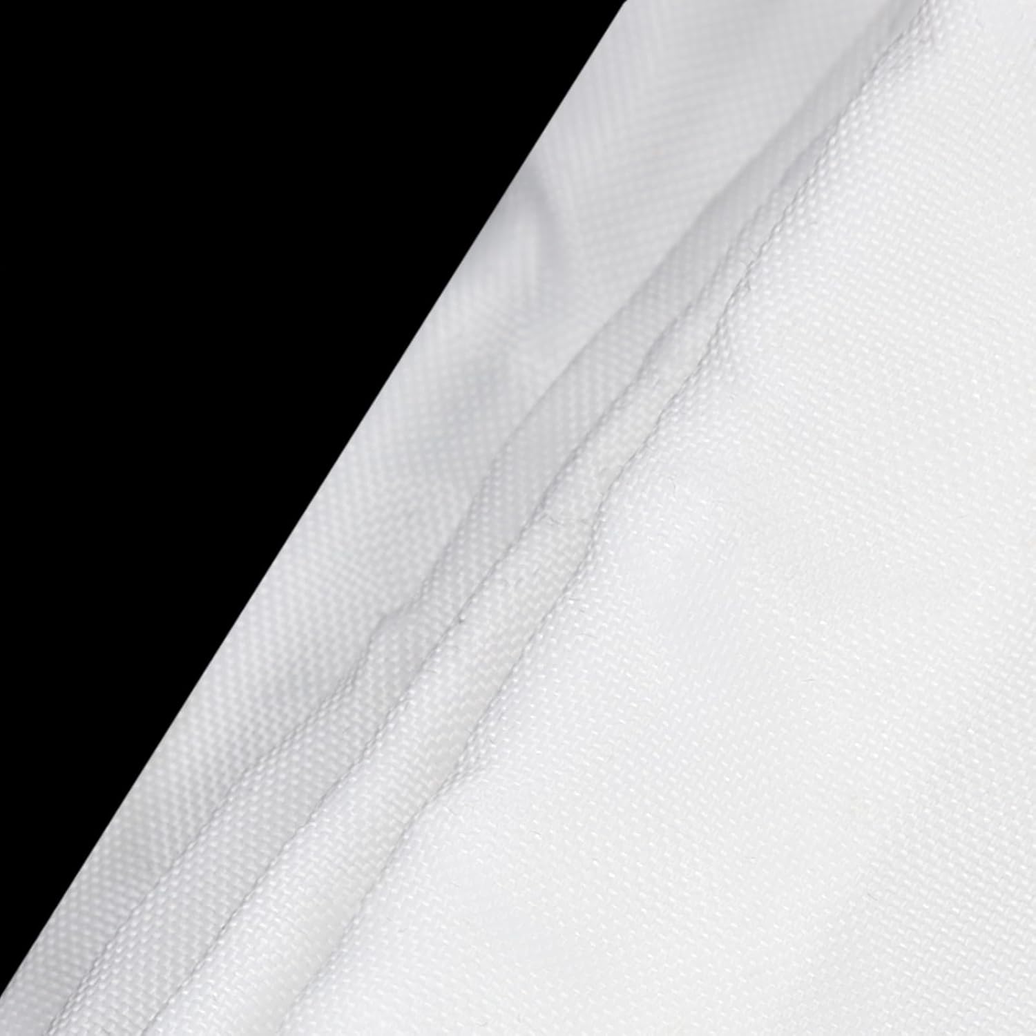 DYNAMI Portable DJ Display Stand Scrim,Oxford Cloth Scrim Cover For DJ Controller Stand,Dust and Sun Protection,Machine Washable (White Scrim Only,47.6" L x 23.6" W x 45.3" H)