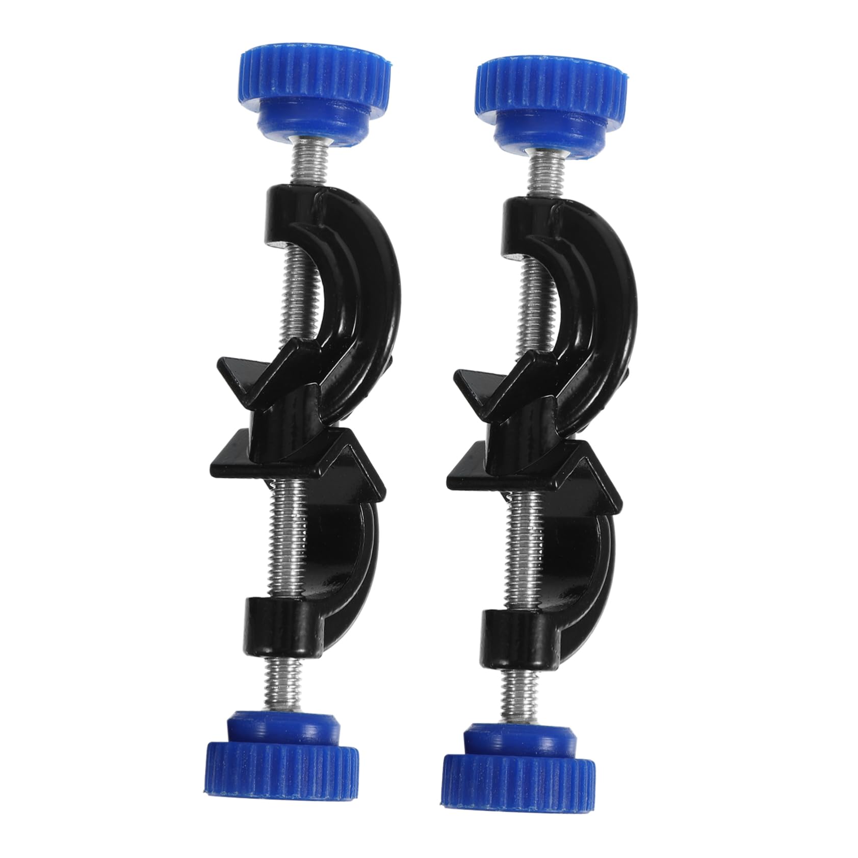 FUNOMOCYA 2pcs Laboratory Rack Clamp Jig Clamp Stand Clamp Holder for Laboratory Adjustable Clamp Bracket Laboratory Grip Support Lab Clip Clamp Labs Clip Holder Plastic