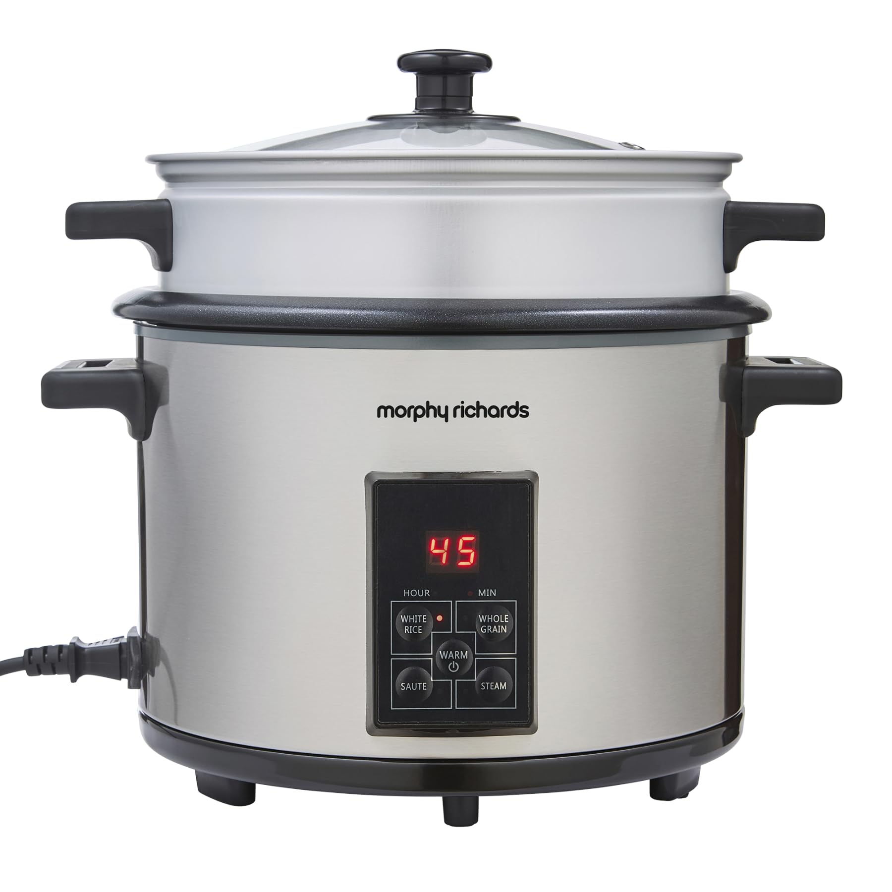 Morphy Richards Silver 10 Cup Rice Cooker & Steamer In | : Small
