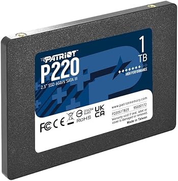 Patriot P220 1TB SATA 3 2.5 SSD