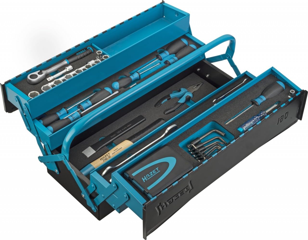Hazet 190/80 Metal tool box with assortment - Amazon.com