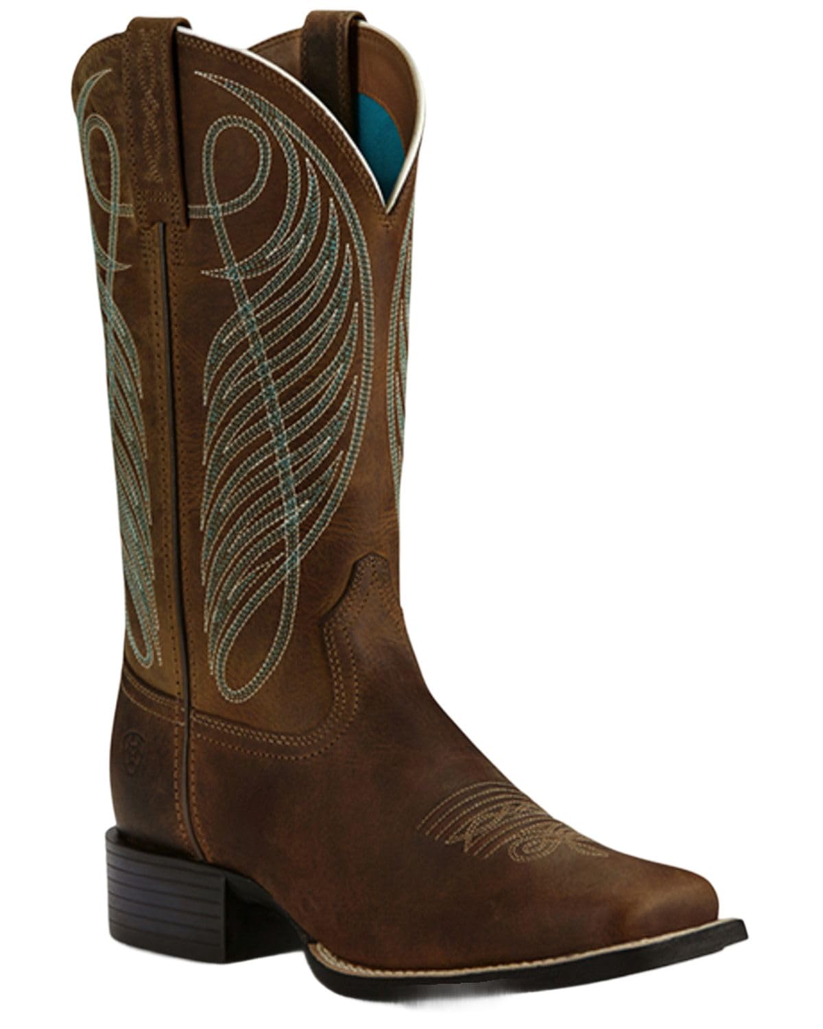 Ariat Womens Round Up Wide Square Toe Western Boot