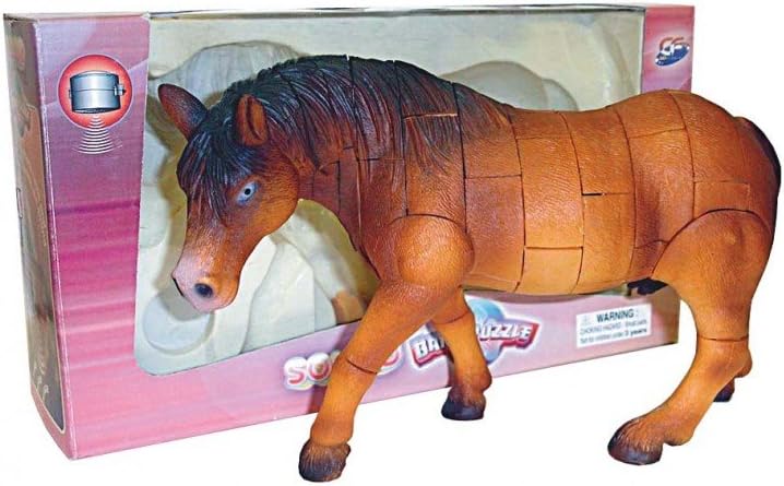 Horse Puzzle Money Bank/Box with Neighing Sound