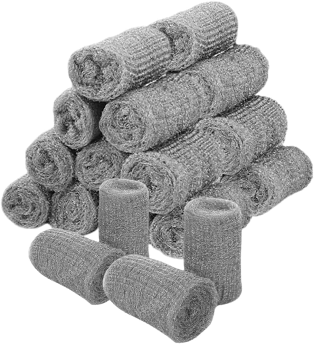 36pcs Steel Wool Fiber Filling Stuffing Stainless Steel Wire Mesh Stuff