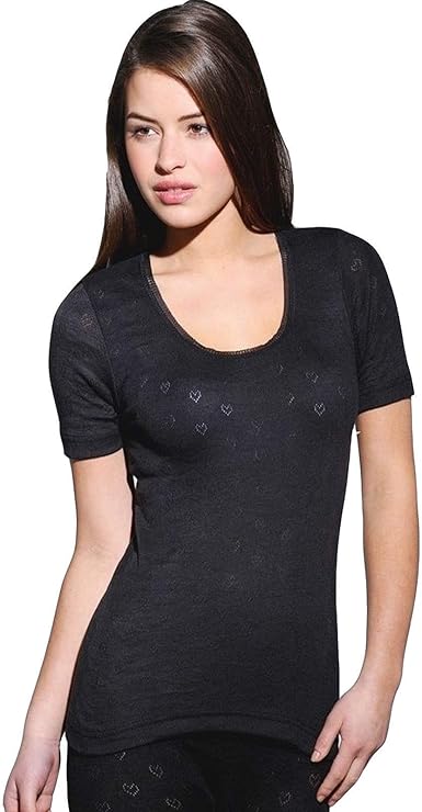 Ladies black thermal vests Outlet