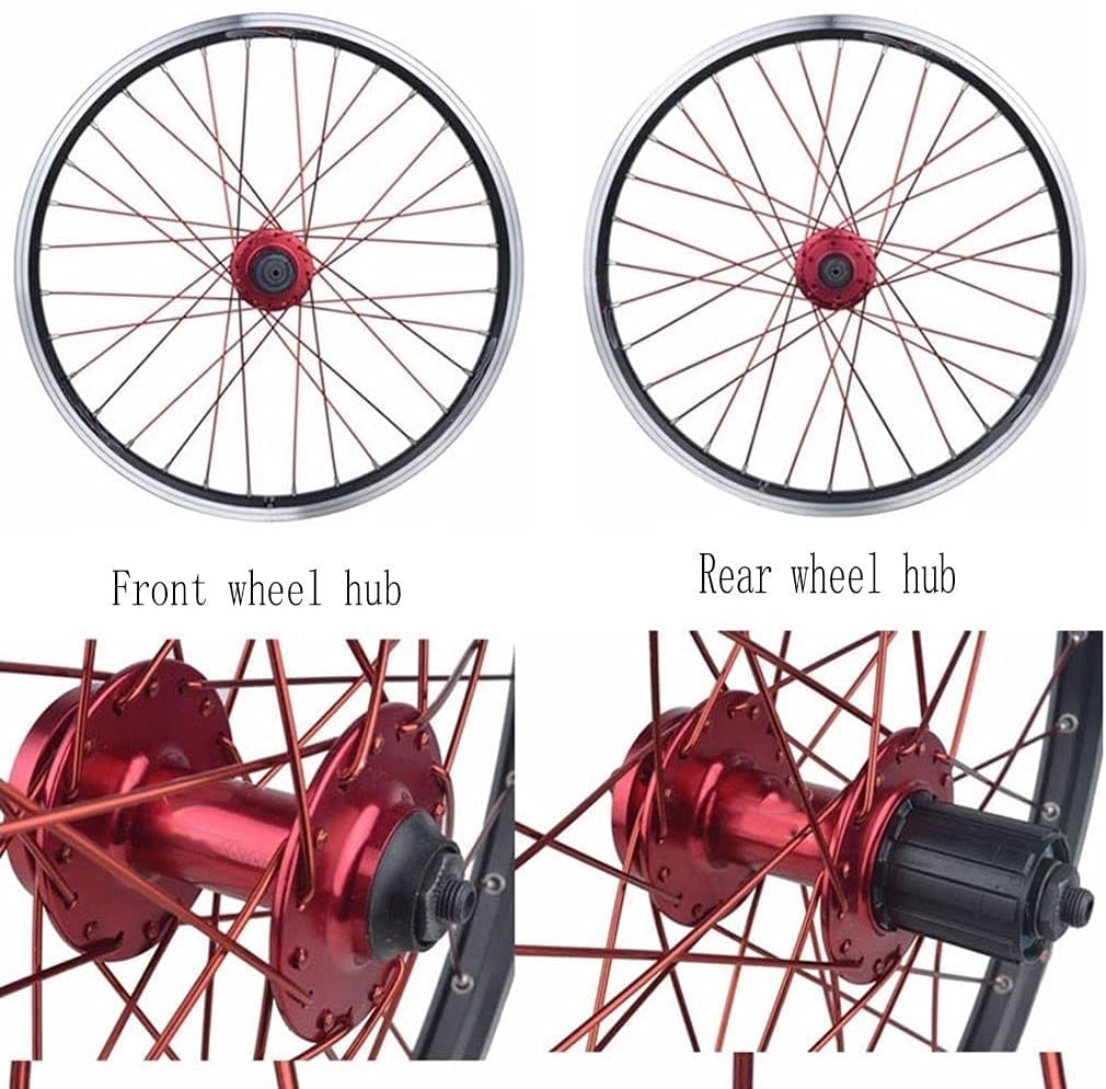 Amazon | 折りたたみ式自転車ホイールセット 20インチ BMX