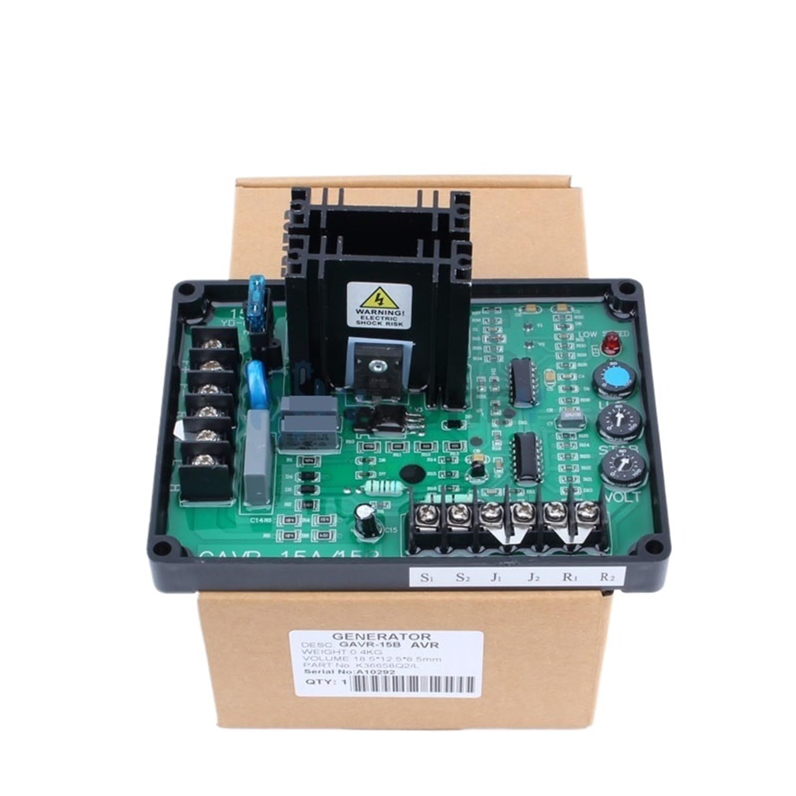 CSKWLLNBC 1pcs GAVR-15A GAVR-15B Generator Brushless Avr GAVR 15A 15B 8A Voltage Stabilizer Automatic Regulator Module(GAVR-15B SMT)