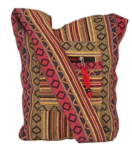 Image of SUVASANA Large Sling Shoulder Bag for Men Women Casual Comfortable Everyday Purse Travel Women's Cross-body Bags