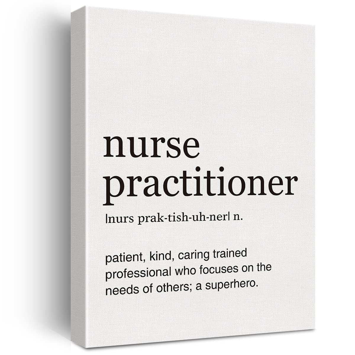 Amazon.com: LEXSIVO Nurse Practitioner Definition Print Canvas Wall Art  Home Office Decor Modern Minimalist Painting 12x15 Canvas Poster Framed  Ready to Hang Nurse Practitioner Gift: Posters & Prints